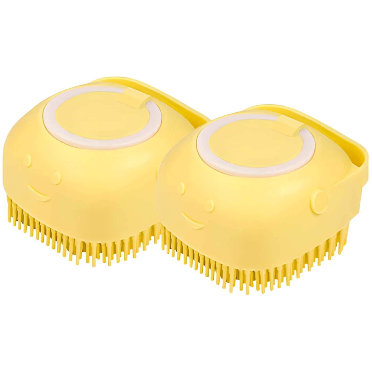 Silicone Massage Brush Shampoo Dispenser