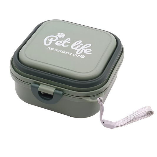 Portable 2-In-1 Collapsible Pet Bowl
